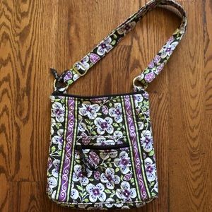 Vera Bradley Crossbody Purse - Plum Petals Fall 2011